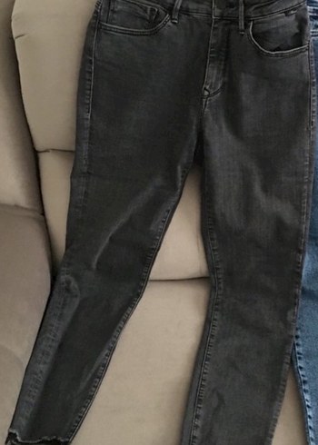 Gri Kadın Denim Skinny Jean