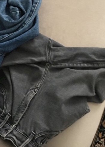 xs Beden Gri Kadın Denim Skinny Jean
