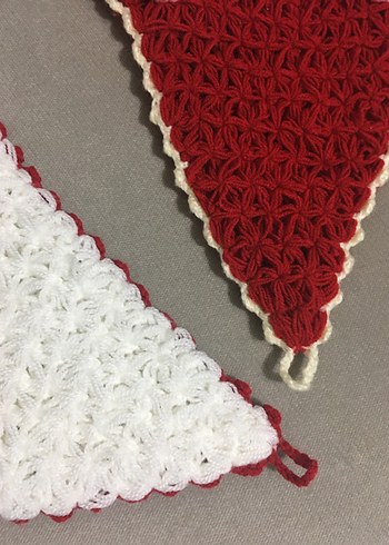 Renkli Kırmızı Banyo Süngeri Seti - Görsel 4