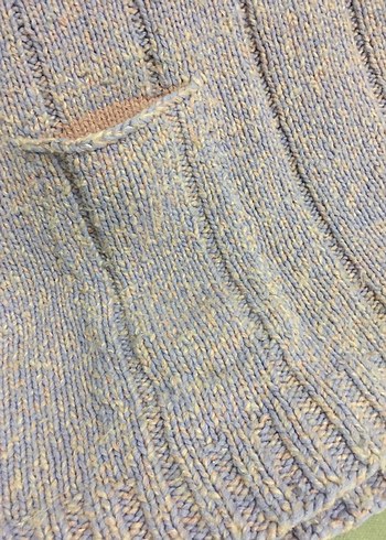 El örgüsü kalın Yelek lila pembe - Görsel 9