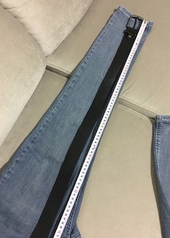 Esnek dar Kesim Kot Pantolon - Görsel 4