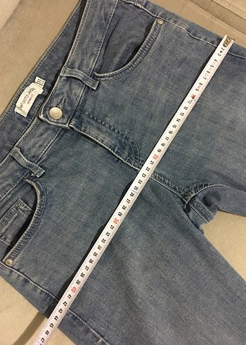 Esnek dar Kesim Kot Pantolon - Görsel 7