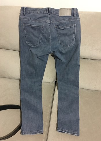 Esnek dar Kesim Kot Pantolon - Görsel 3