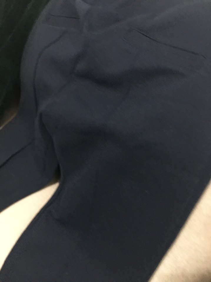 Koyu yeşil kadife koyu lacivert pamuklu - Görsel 2