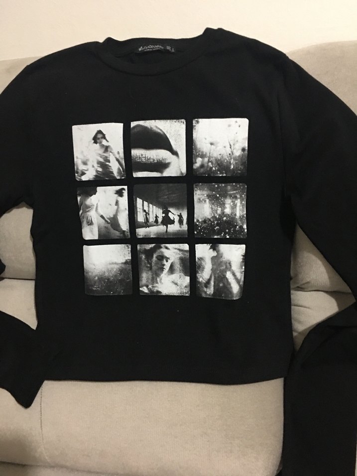 Kalın esnek detaylar fotoğraflarda Siyah Baskılı - Görsel 2