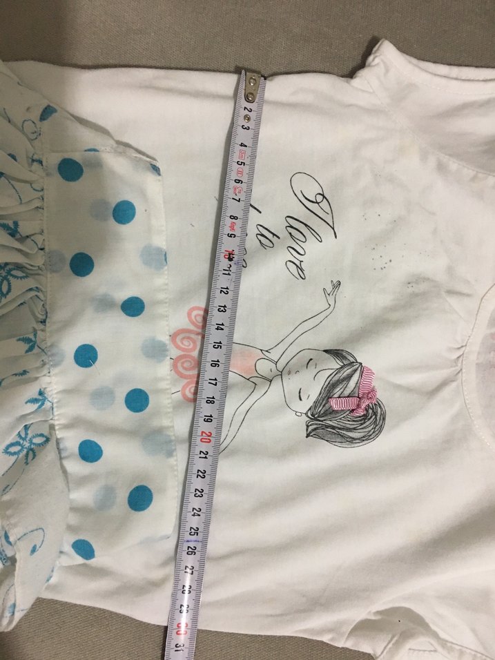 Beyaz Puantiyeli Kız Çocuk Etek - Görsel 5