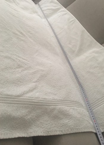 150/60 cm gramajlı çift taraf emici Beyaz Havlu - Görsel 6