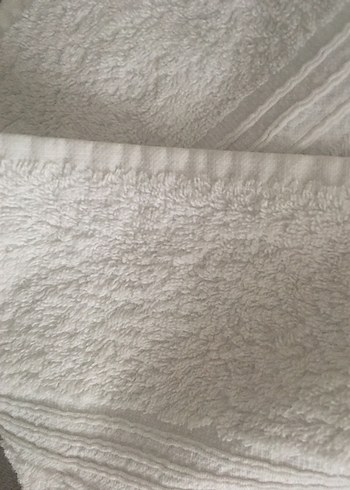 150/60 cm gramajlı çift taraf emici Beyaz Havlu - Görsel 3