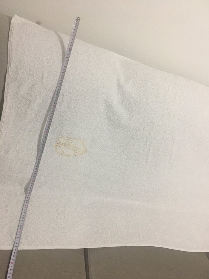 150/60 cm gramajlı çift taraf emici Beyaz Havlu - Görsel 2