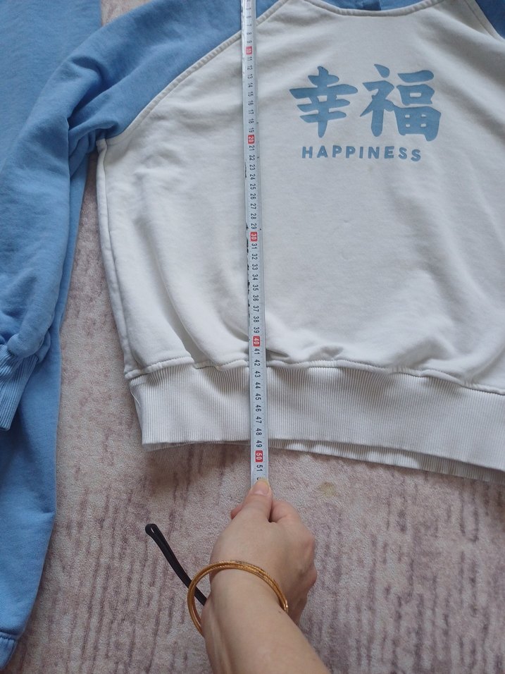 Mavi Kapüşonlu Sweatshirt ve Eşofman Takımı - Görsel 4