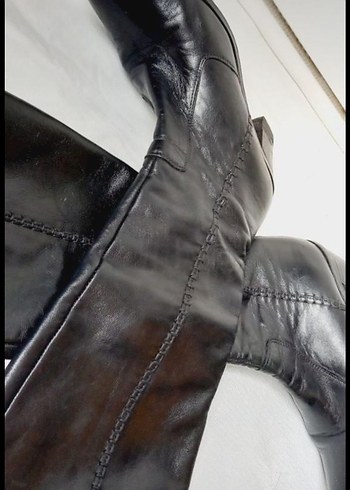 Gerçek deri vintage çizme - Görsel 2