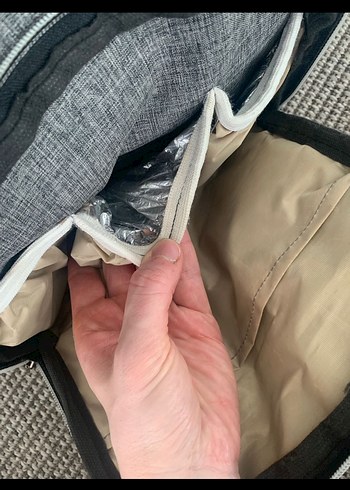 Gri Bebek Bakım Çantası - Görsel 4