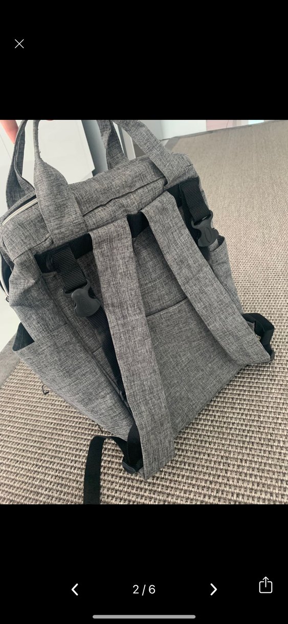 Gri Bebek Bakım Çantası - Görsel 2