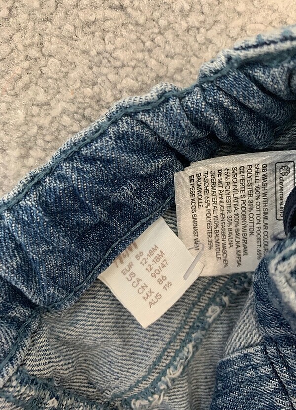 H&M bebek jean - Görsel 3
