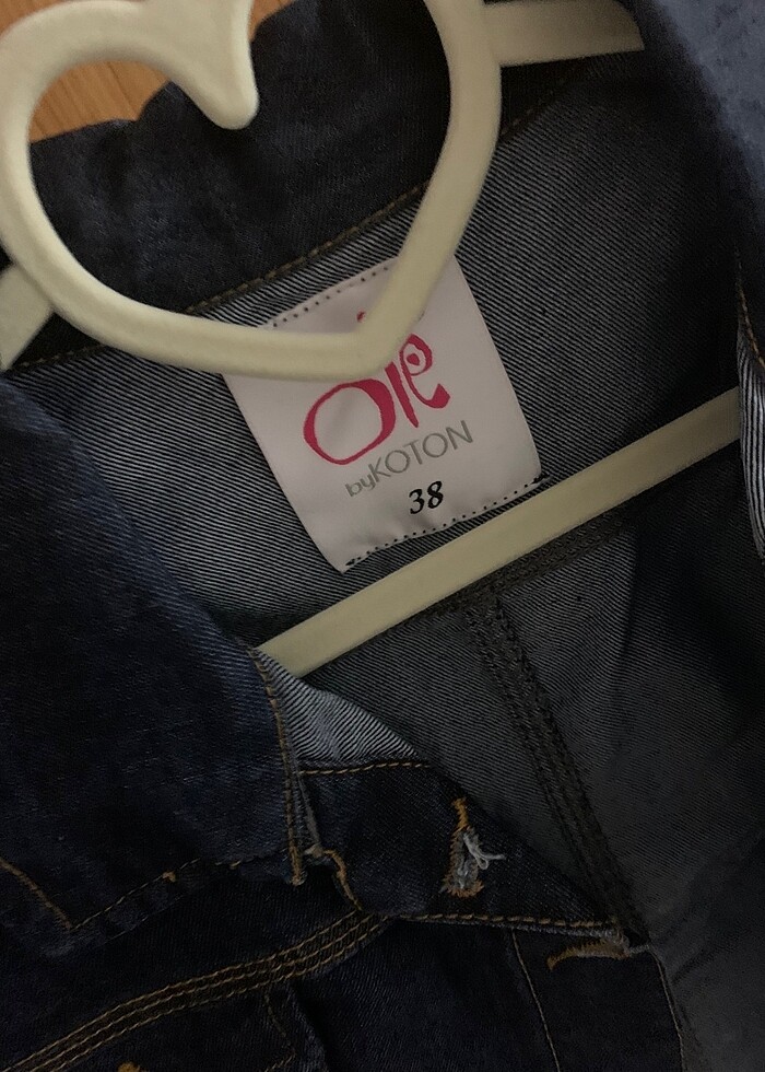 Koton kısa kot ceket - Görsel 3