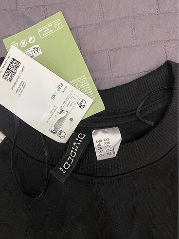 H&M sweatshirt etiketli