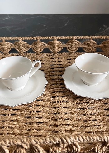 Schafer Beyaz  Kahve Fincanı Seti - Görsel 3