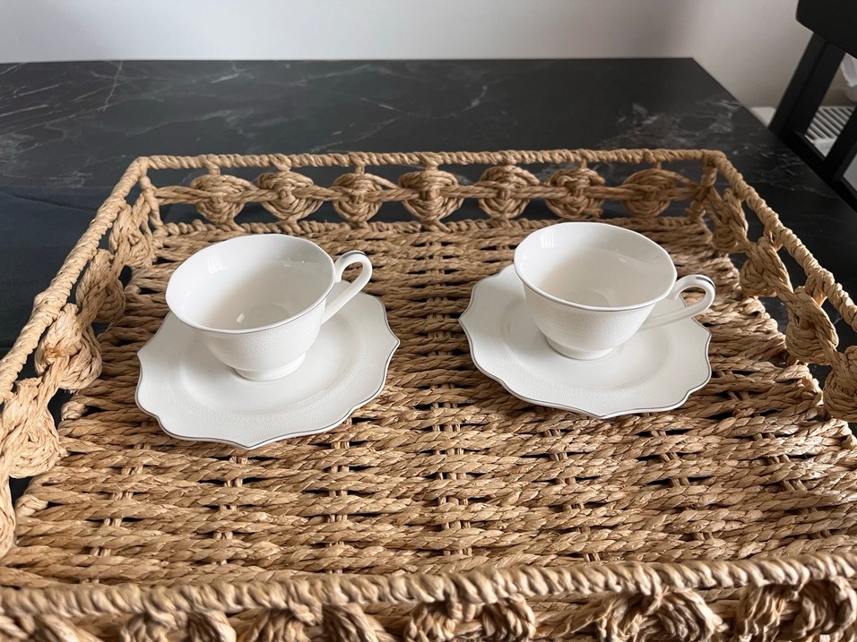 Schafer Beyaz  Kahve Fincanı Seti - Görsel 3