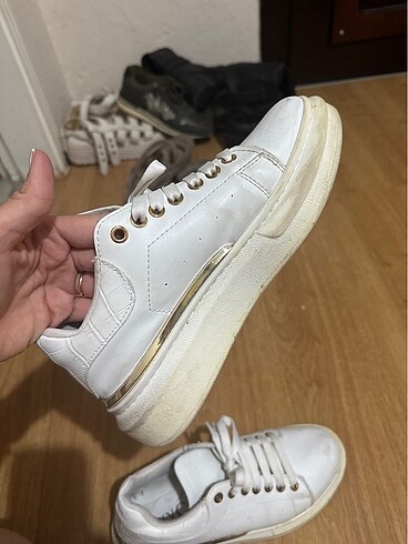 37 Beden beyaz Renk Tanca 37 numara kadın sneakers
