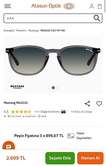 Garantili Unisex Güneş Gözlüğü
