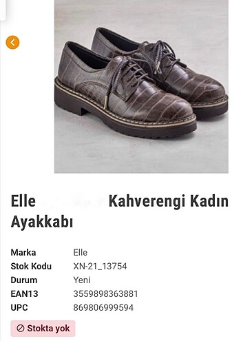 Elle Oxford Loafer Ayakkabı