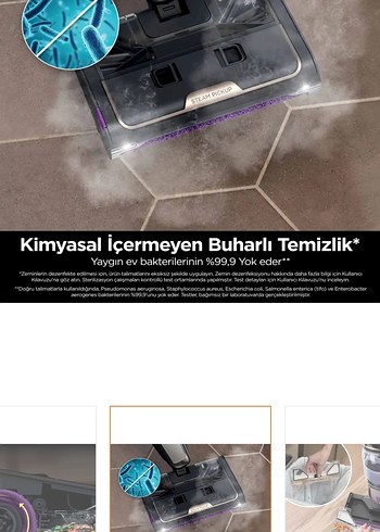 Shark SteamPickUp 3'ü 1 Arada Buharlı Zemin Temizleyici - Görsel 3