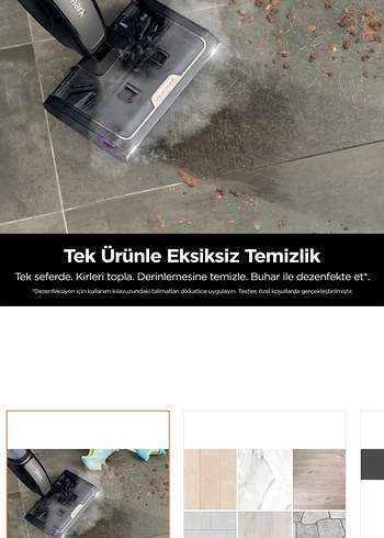 Shark SteamPickUp 3'ü 1 Arada Buharlı Zemin Temizleyici - Görsel 6