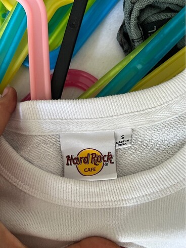 s Beden beyaz Renk Hard Rock Cafe Sweatshirt