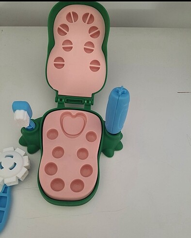 Diğer Oyun hamuru için diş fırçalama dinozoru
