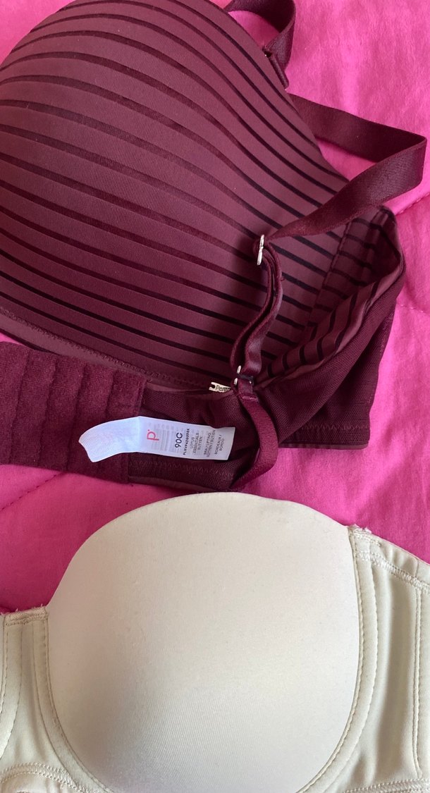 Beyaz Minimalist Destekli Sütyen - Görsel 3