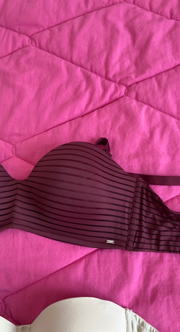 Beyaz Minimalist Destekli Sütyen - Görsel 2