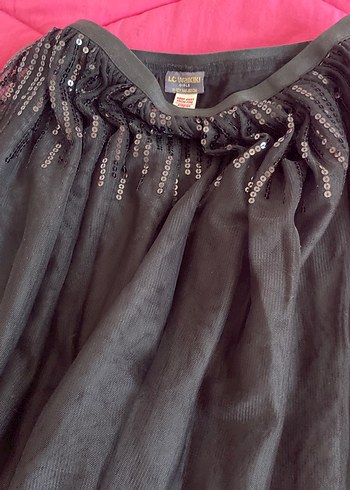 LCW kız çocuk pullu etek 11,12 taş - Görsel 3