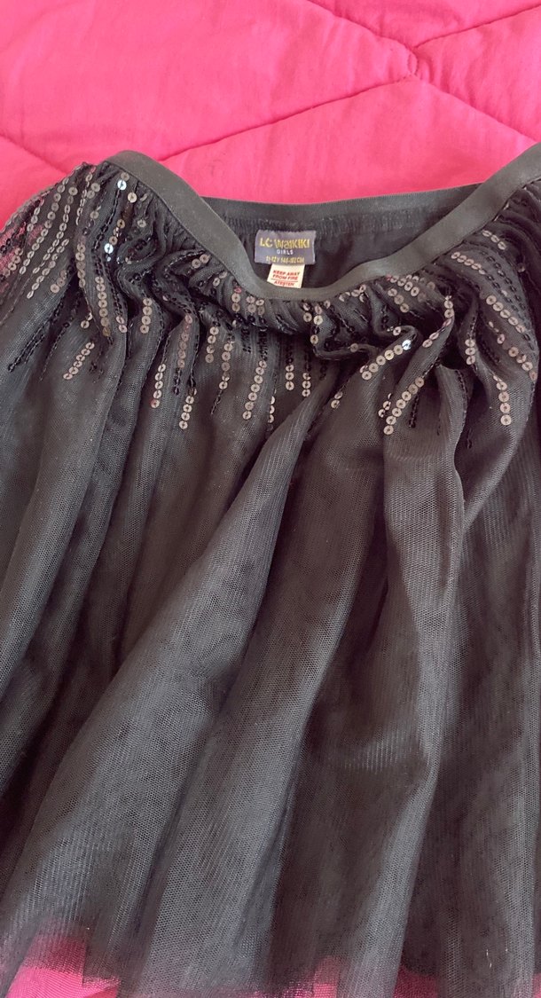 LCW kız çocuk pullu etek 11,12 taş - Görsel 3