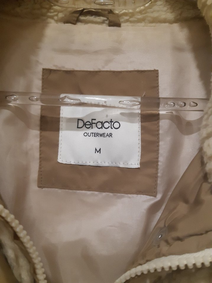 Pelus Bej  Kadın Mont - Görsel 3