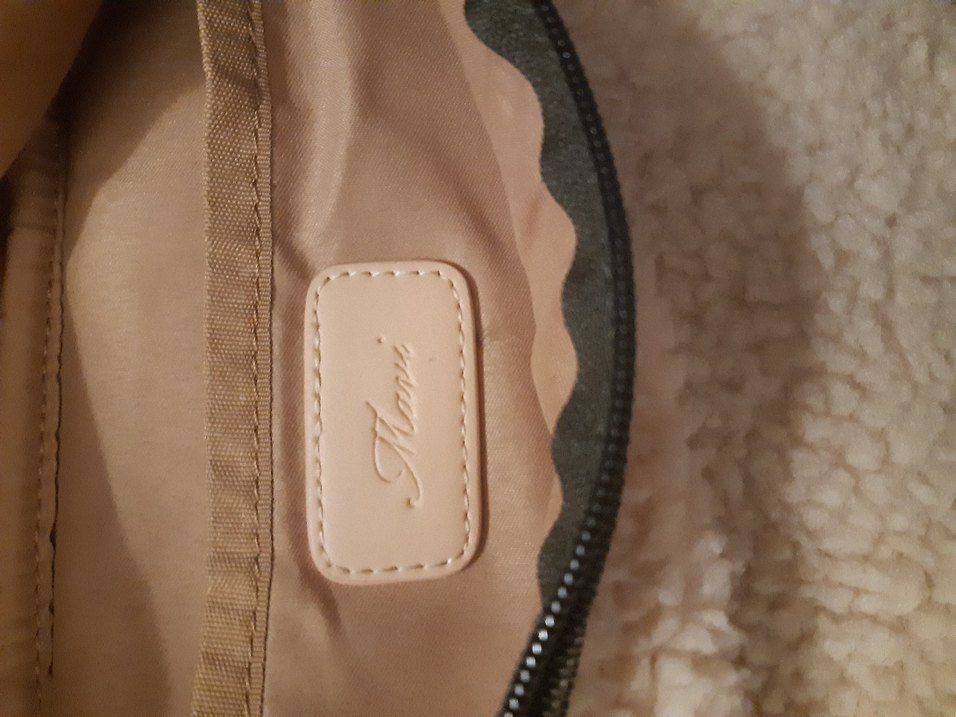 Bej Peluş Kemerli Kadın Çanta - Görsel 3