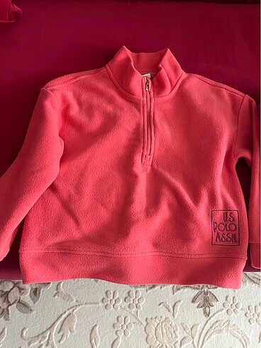 7 Yaş Beden mor Renk Kız çocuk polar sweatshirt