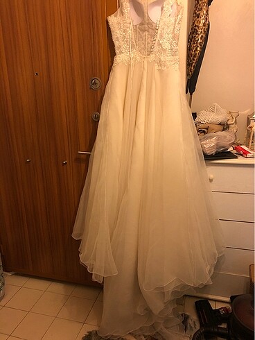 Bayan şık gelinlik - Görsel 6