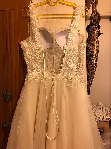 Bayan şık gelinlik - Görsel 8