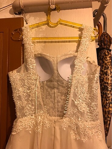 Bayan şık gelinlik - Görsel 5