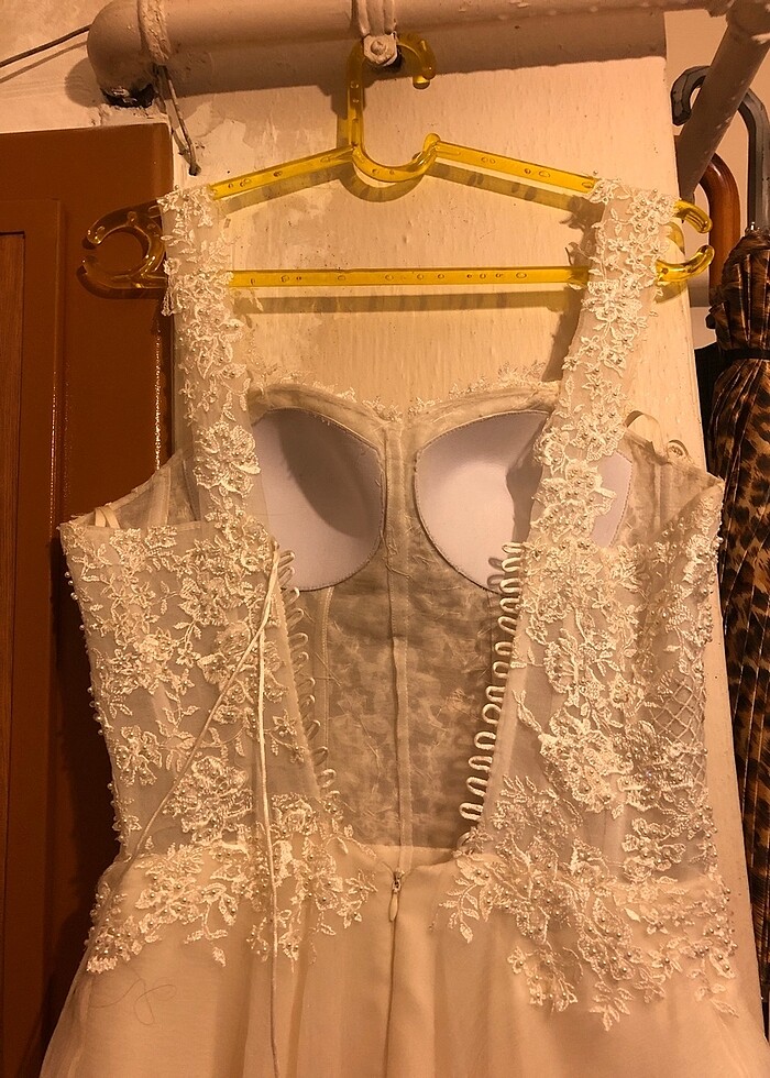 Bayan şık gelinlik - Görsel 5