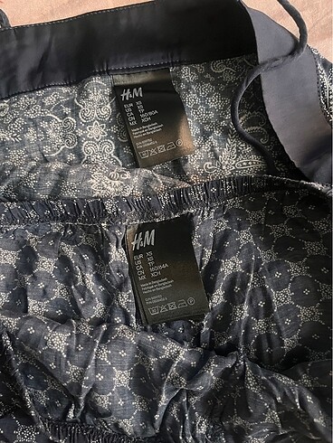 xs Beden H&M marka bayan takım gecelik