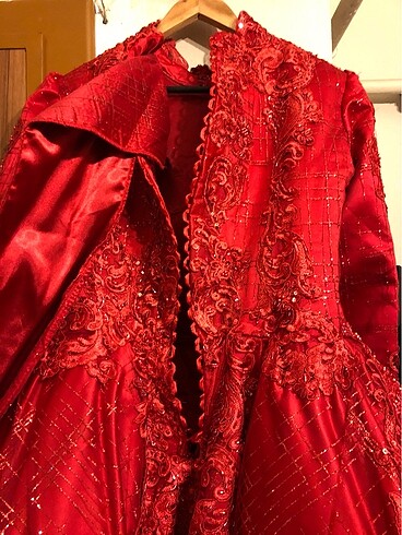 Kına gelinlik elbisesi - Görsel 4