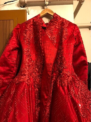 Kına gelinlik elbisesi - Görsel 5