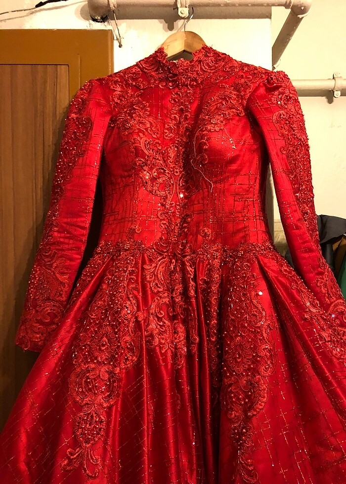 Kına gelinlik elbisesi - Görsel 3