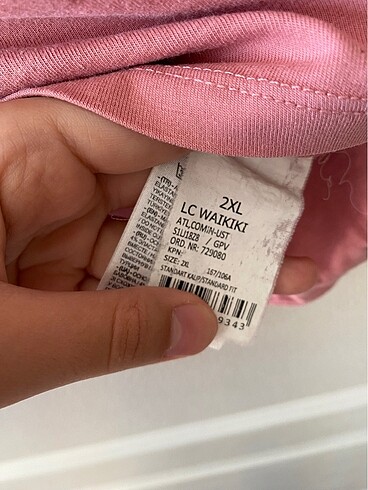 l Beden pembe Renk lcw marka pudra pembe askılı