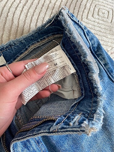 42 Beden stradivarius ispanyol paça kot pantolon