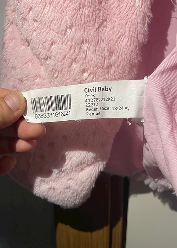 Kız Çocuk Pembe Kürklü Yelek - Görsel 4