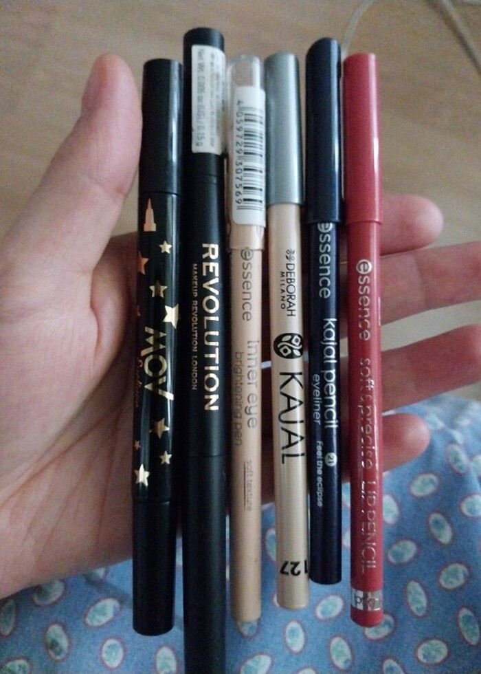 Eyeliner göz kalemi dudak kalemi  - Görsel 2