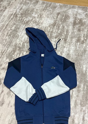Diğer Lacoste Erkek Çocuk Mavi Kapüşonlu Eşofman Takımı