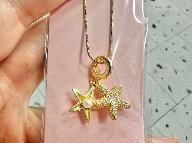 Denizyıldızı Gold Çelik Kolye